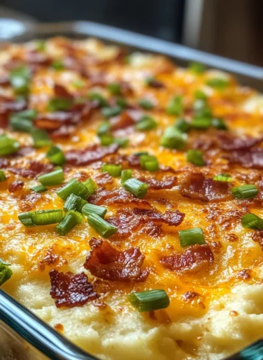Loaded Mashed Potato Casserole
