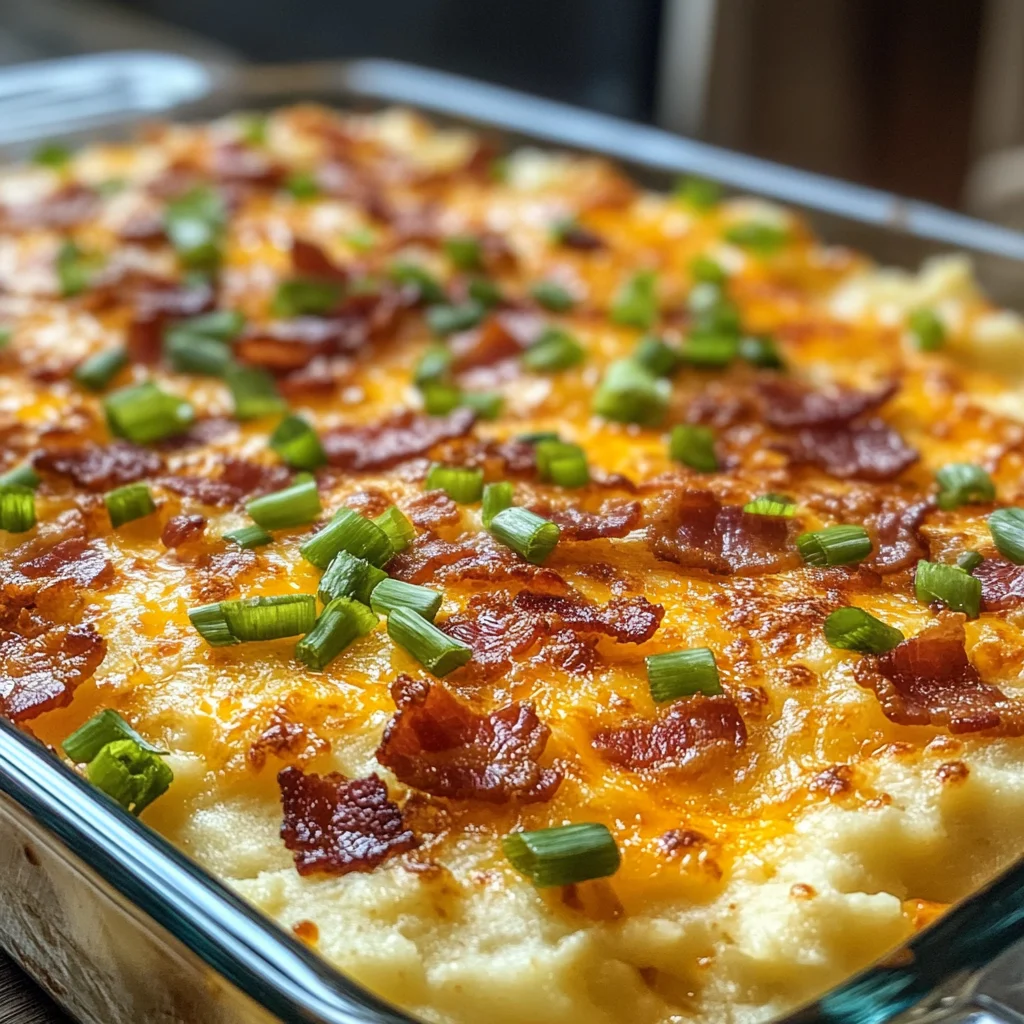 Loaded Mashed Potato Casserole