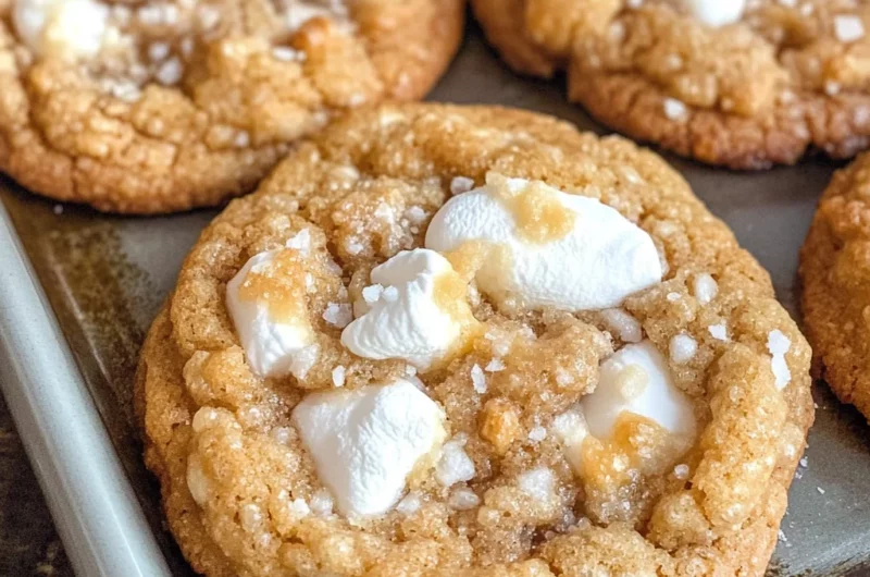 Marshmallow Crispy Cookies (Costco Copycat)