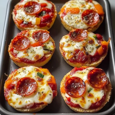 Mini High Protein Cottage Cheese Pizzas (Gluten Free, Low Carb)