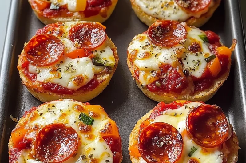 Mini High Protein Cottage Cheese Pizzas (Gluten Free, Low Carb)