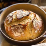 No Knead Crusty Bread