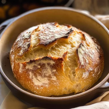 No Knead Crusty Bread