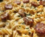 One-Pan White Cheddar Ranch Sausage Magic Pasta