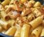 One-Pot Creamy Honey Garlic Chicken Rigatoni
