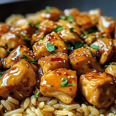 One-Pot Sassy Honey Garlic Chicken & Rice Pasta