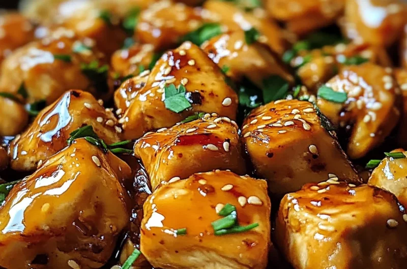 One-Pot Sassy Honey Garlic Chicken & Rice Pasta
