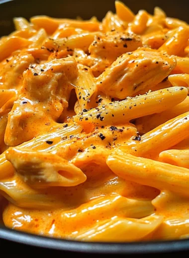 One-Pot Sweet Heat Buffalo Chicken Pasta