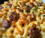 One-Skillet Smoky Cajun Sausage & Cheese Mac