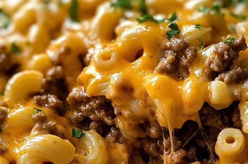 One Pot Cheeseburger Casserole