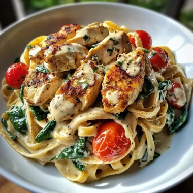 One Pot Creamy Cajun Chicken Alfredo