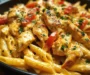 One Pot Creamy Cajun Chicken Penne