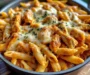One Pot Creamy Smoky BBQ Chicken Penne