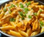 One Pot Sweet and Spicy Buffalo Chicken Pasta