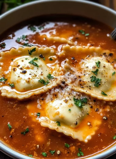 Ravioli Soup
