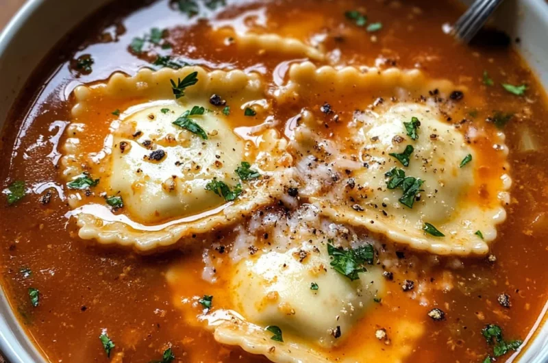 Ravioli Soup