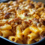 Smoky BBQ Chicken & Cheddar Pasta Bake
