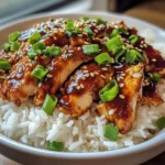 Sticky Sweet BBQ Chicken Rice