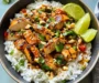 Sweet Chili Chicken Bowl with Coconut Lime Drizzle