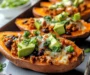 Sweet Potato Boats with Ground Turkey and Black Beans