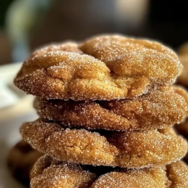 Tasty Churro Crinkle Cookies