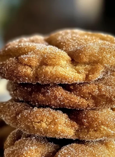 Tasty Churro Crinkle Cookies