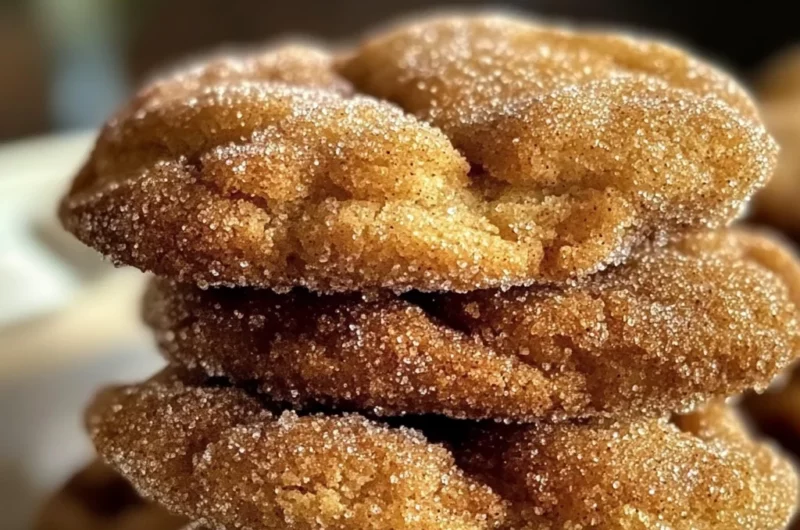 Tasty Churro Crinkle Cookies