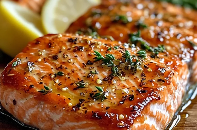 Texas Roadhouse Style Baked Salmon: Easy & Delicious Dinner!