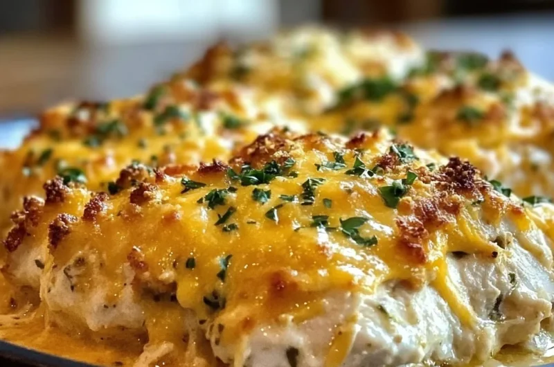 4-Ingredient Ranch Chicken Bake