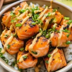 Air Fryer Salmon Bites