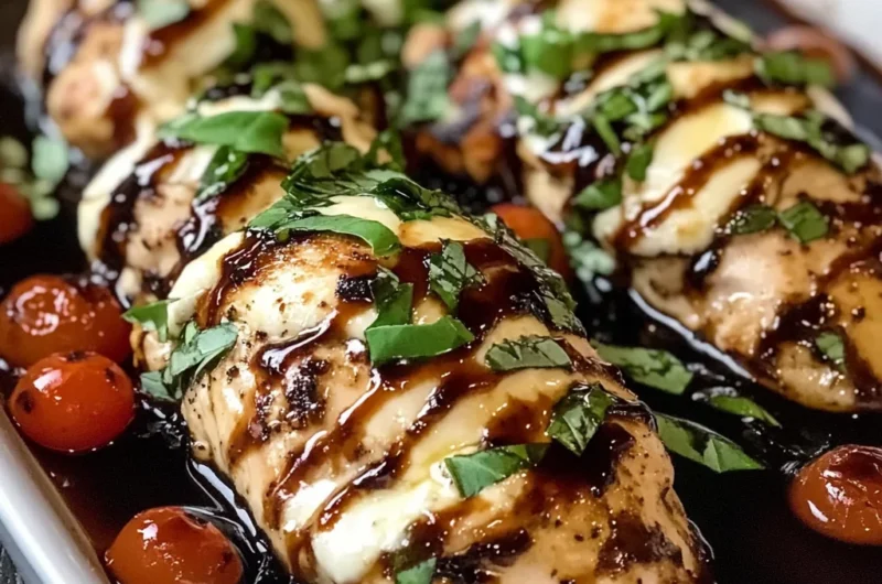 Balsamic Baked Chicken Breast with Mozzarella Cheese: A Cozy Italian-Inspired Classic