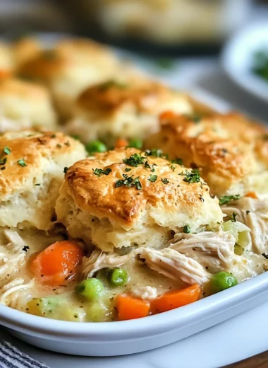 Cheddar Bay Biscuit Chicken Pot Pie Recipe
