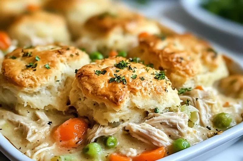 Cheddar Bay Biscuit Chicken Pot Pie Recipe