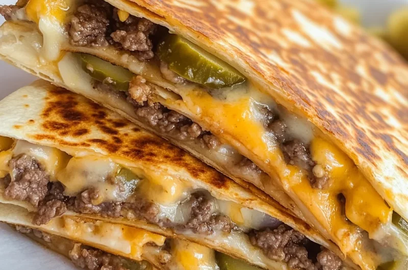 Cheeseburger Quesadilla