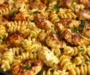 Cheesy Cajun Garlic Chicken Rotini Skillet