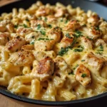 Cheesy Chicken Pasta Skillet