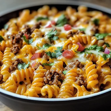 Cheesy Taco Pasta