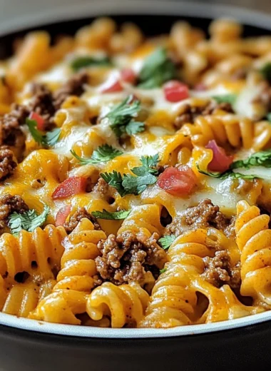 Cheesy Taco Pasta