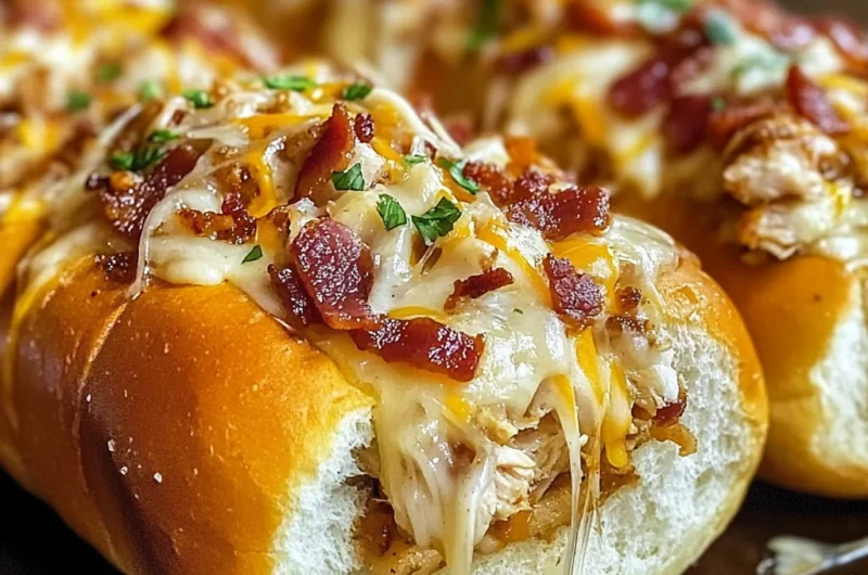 Chicken Bacon Ranch Stuffed Bread
