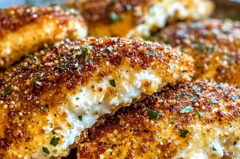 Cottage Cheese Parmesan Firecracker Chicken