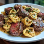 Creamy Cowboy Butter Tortellini Steak Bites