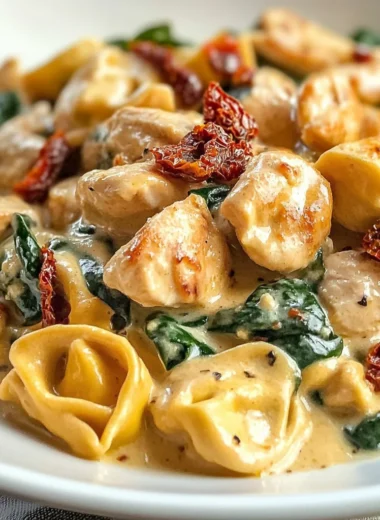 Creamy Marry Me Chicken Tortellini for a Cozy Dinner Night