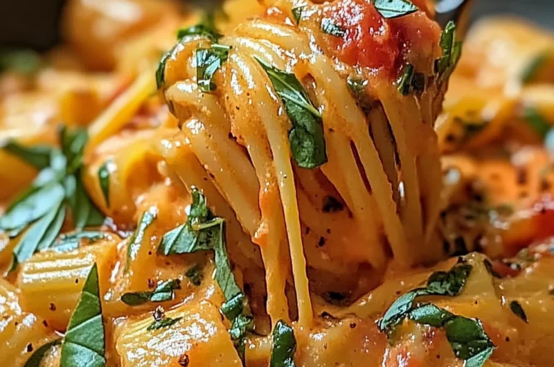 Creamy Tomato Garlic Pasta Easy and Quick Recipe