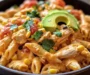 Crockpot Chicken Taco Pasta
