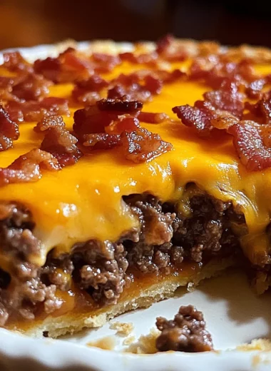 Easy Carnivore Diet Bacon Cheeseburger Pie