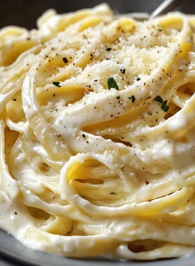 Easy Creamy Fettuccine Alfredo Pasta