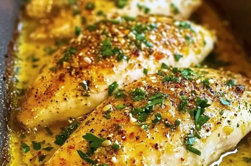 Garlic Butter Baked Chicken Breast