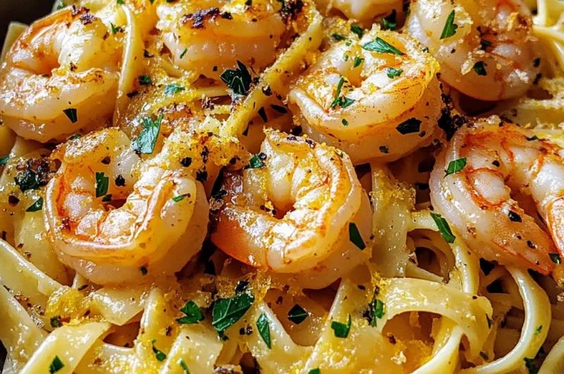 Garlic Butter Shrimp Pasta