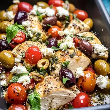 Greek Baked Chicken Breast with Feta