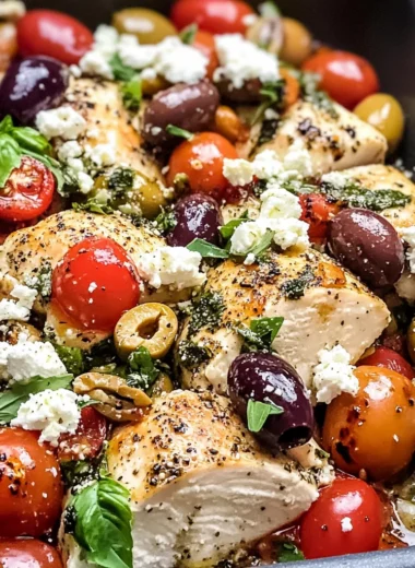 Greek Baked Chicken Breast with Feta